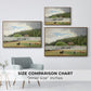 Farm with Grazing Cows (Bondegård med beitende kuer), 1892 - Floater Framed Canvas Print