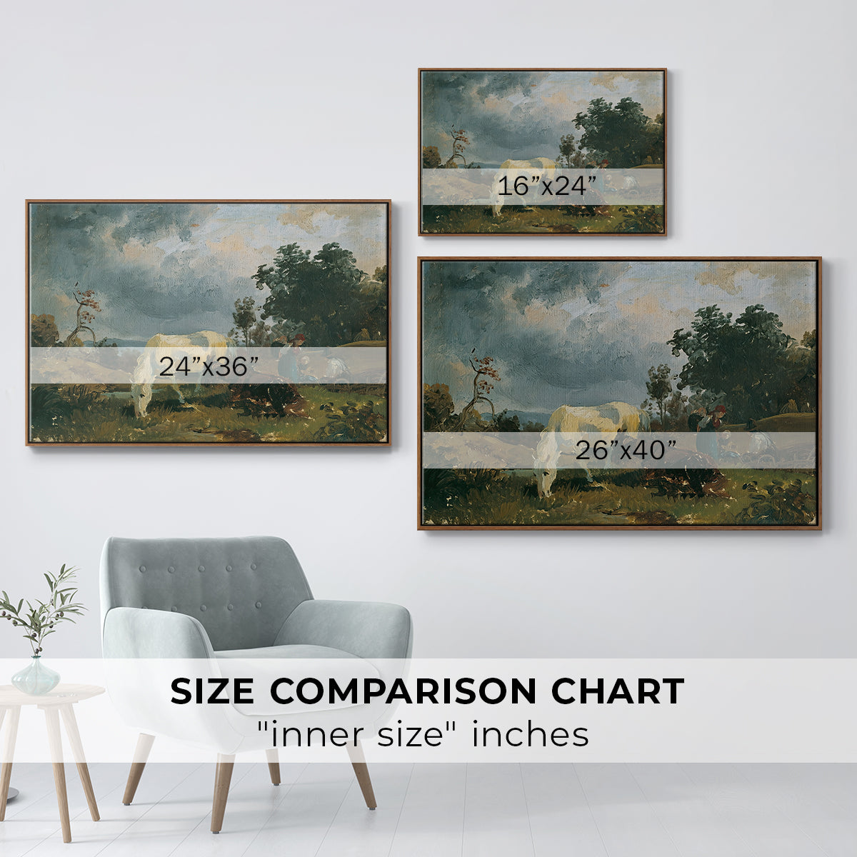 A Mold on the Heath, c. 1830 - Floater Framed Canvas Print