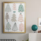 Christmas Tree Sketchbook I - Modern Framed Canvas Print