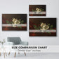 Magnolia on Red Velvet, c. 1885-1890 - Floater Framed Canvas Print