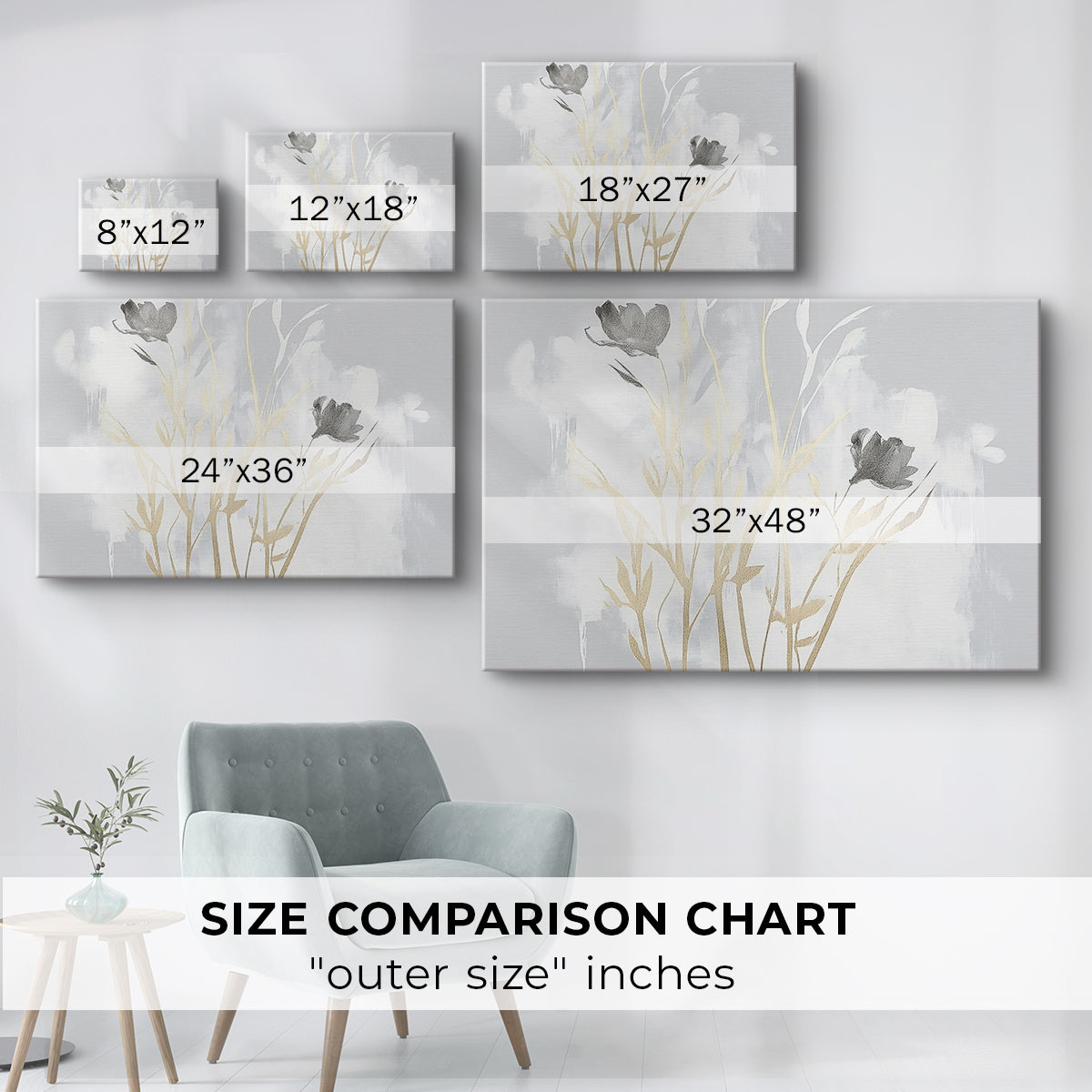 Elegant floral design with soft hues and artistic strokes captures the beauty of nature in a serene composition