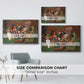 Playing Cards, Glasses, Bottle of Rum: "Vive la France", 1914-1915 - Floater Framed Canvas Print