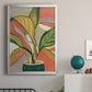 Potted Bird of Paradise - Modern Framed Canvas Print