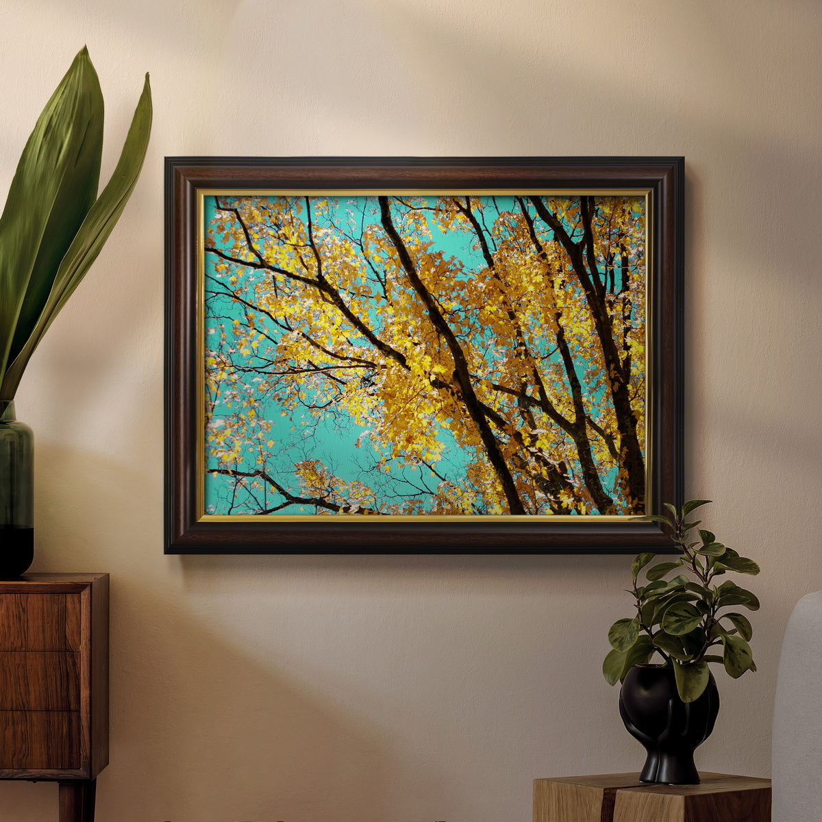 Autumn Tapestry IV Premium Framed Canvas- Ready to Hang