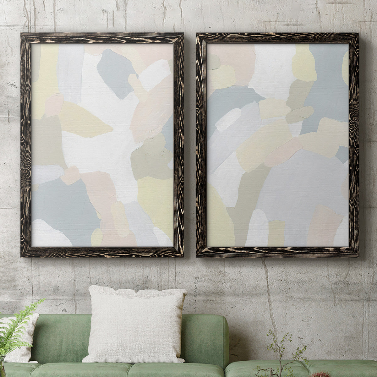 Sweet River I - Premium Framed Canvas 2 Piece Set - Ready to Hang