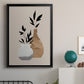 Simple Bud Vases I - Modern Framed Canvas Print