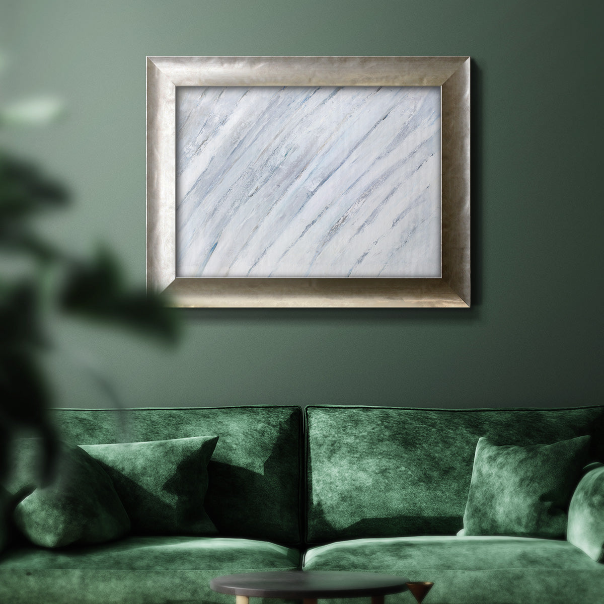 Soft Fronds I Premium Framed Canvas- Ready to Hang