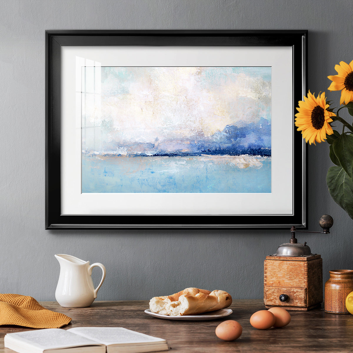 Symphony Bay - Modern Framed Art Print
