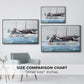 Taking on Wet Provisions, 1903 - Floater Framed Canvas Print