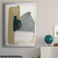 Marble Block Symmetry II - Modern Framed Canvas Print
