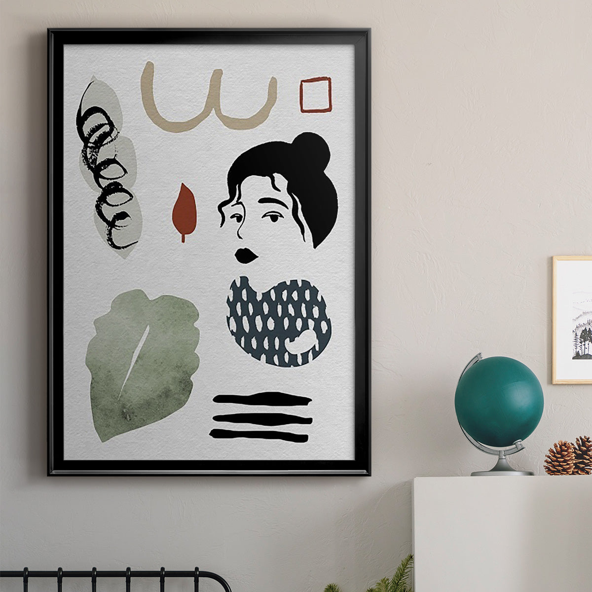 Collected Mindfulness IV - Modern Framed Canvas Print