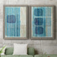 Blue Blue Horizon I - Premium Framed Canvas 2 Piece Set - Ready to Hang