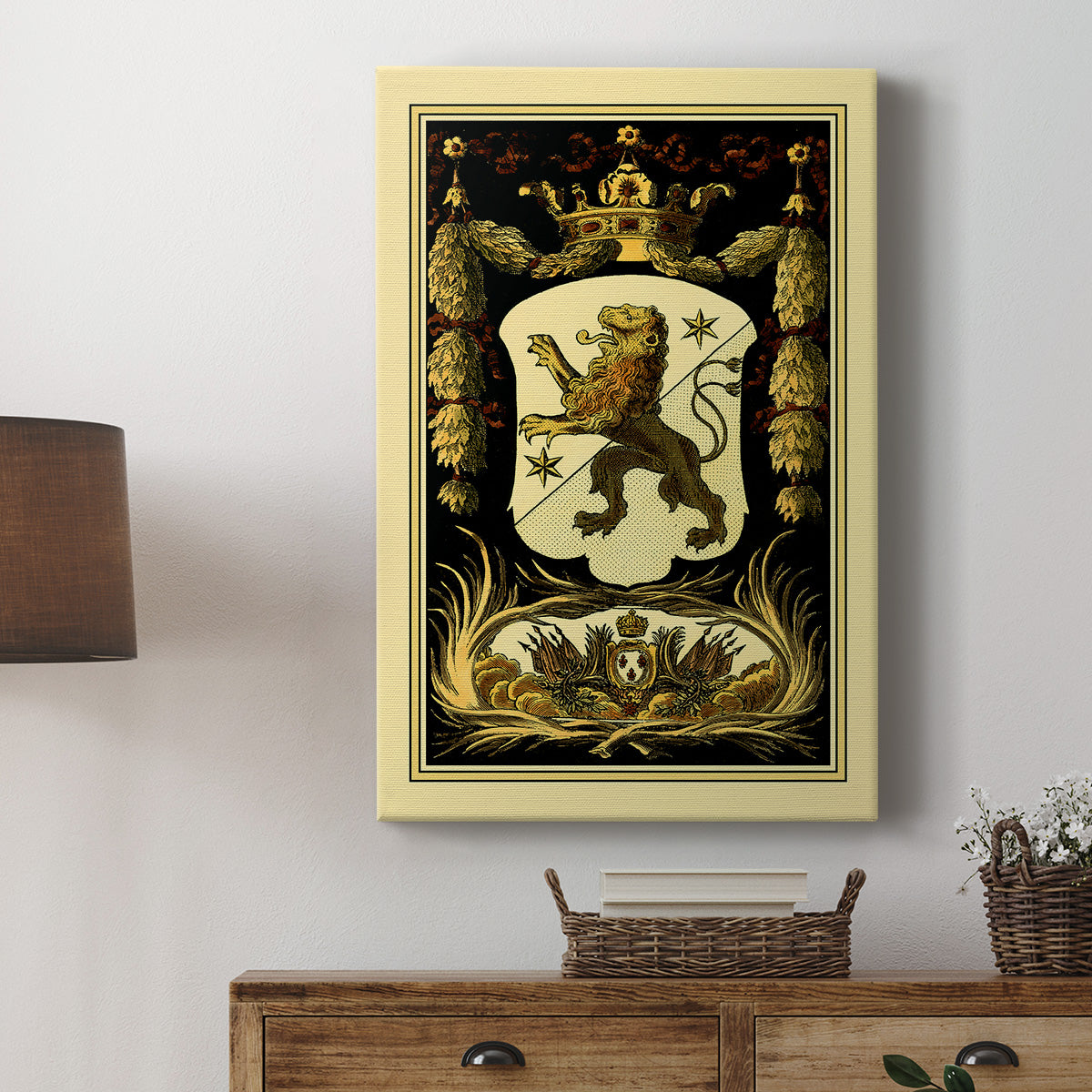 Family Crest III Premium Gallery Wrapped Canvas - Ready to Hang