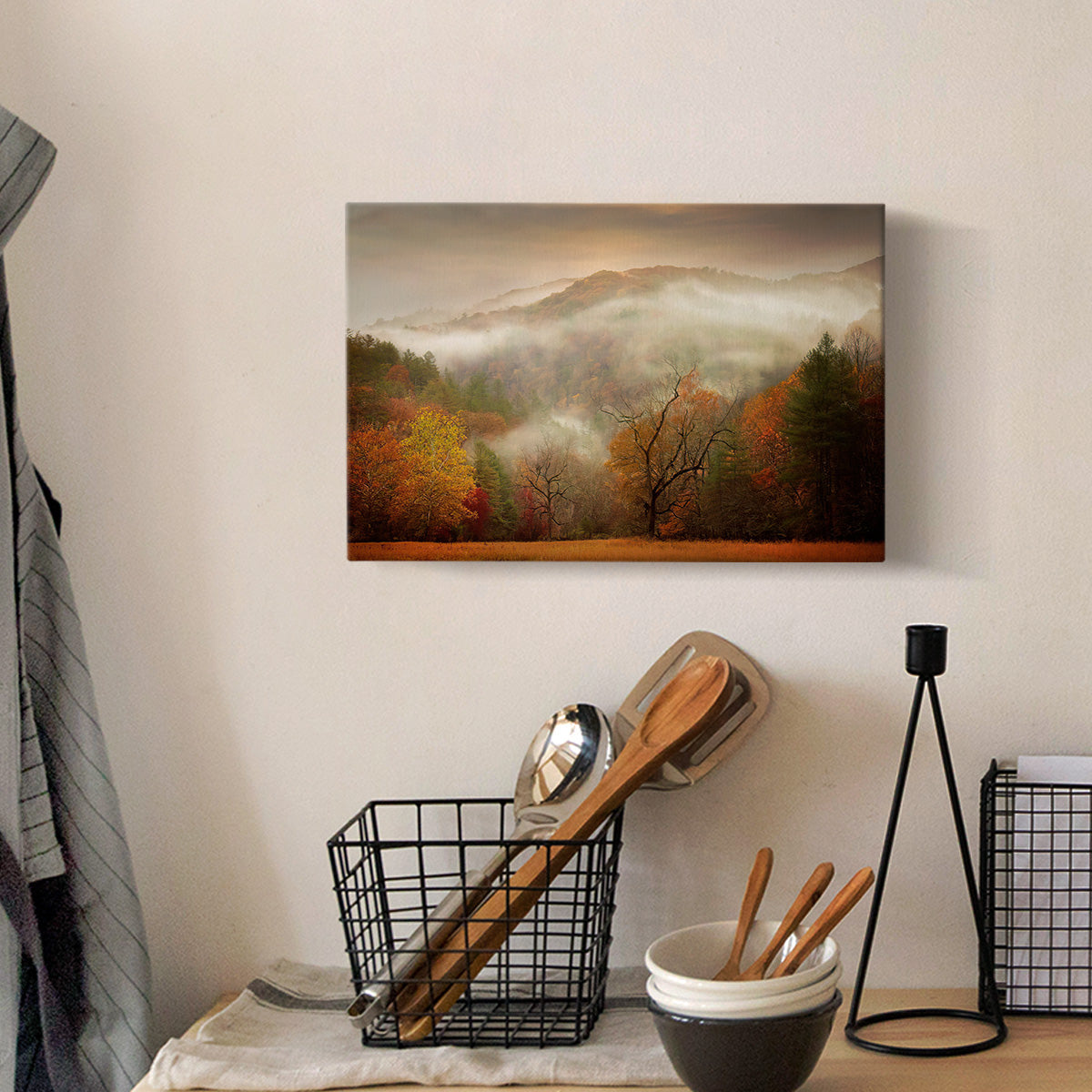 Photography Study Autumn Mist Premium Gallery Wrapped Canvas - Ready to Hang