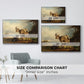 A Goat with Two Kids - Floater Framed Canvas Print