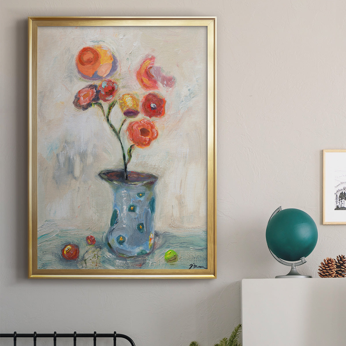 Fruit of Life - Modern Framed Canvas Print