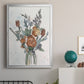 Watercolor Floral Arrangement II - Modern Framed Canvas Print