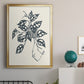 Growing Leaves III - Modern Framed Canvas Print