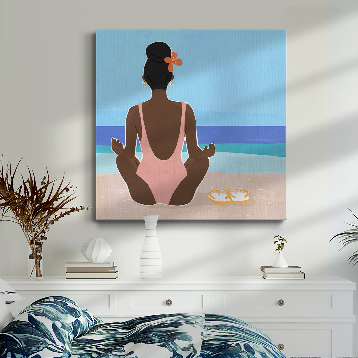 Ocean Gaze I-Premium Gallery Wrapped Canvas - Ready to Hang