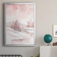 Blush Winter - Modern Framed Canvas Print