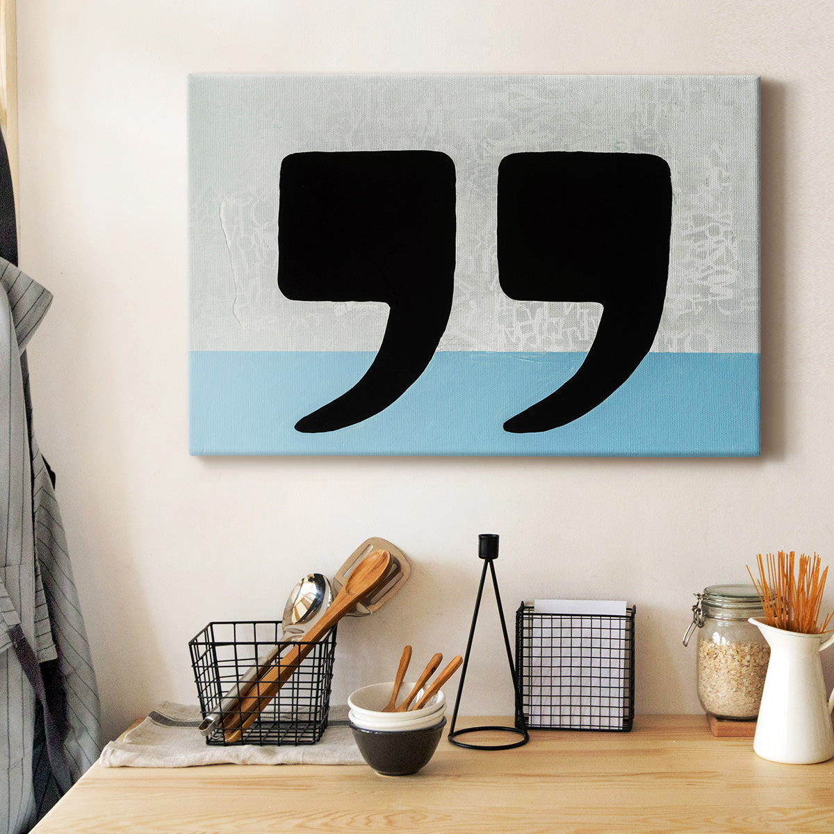 He Said She Said - Canvas Art Print
