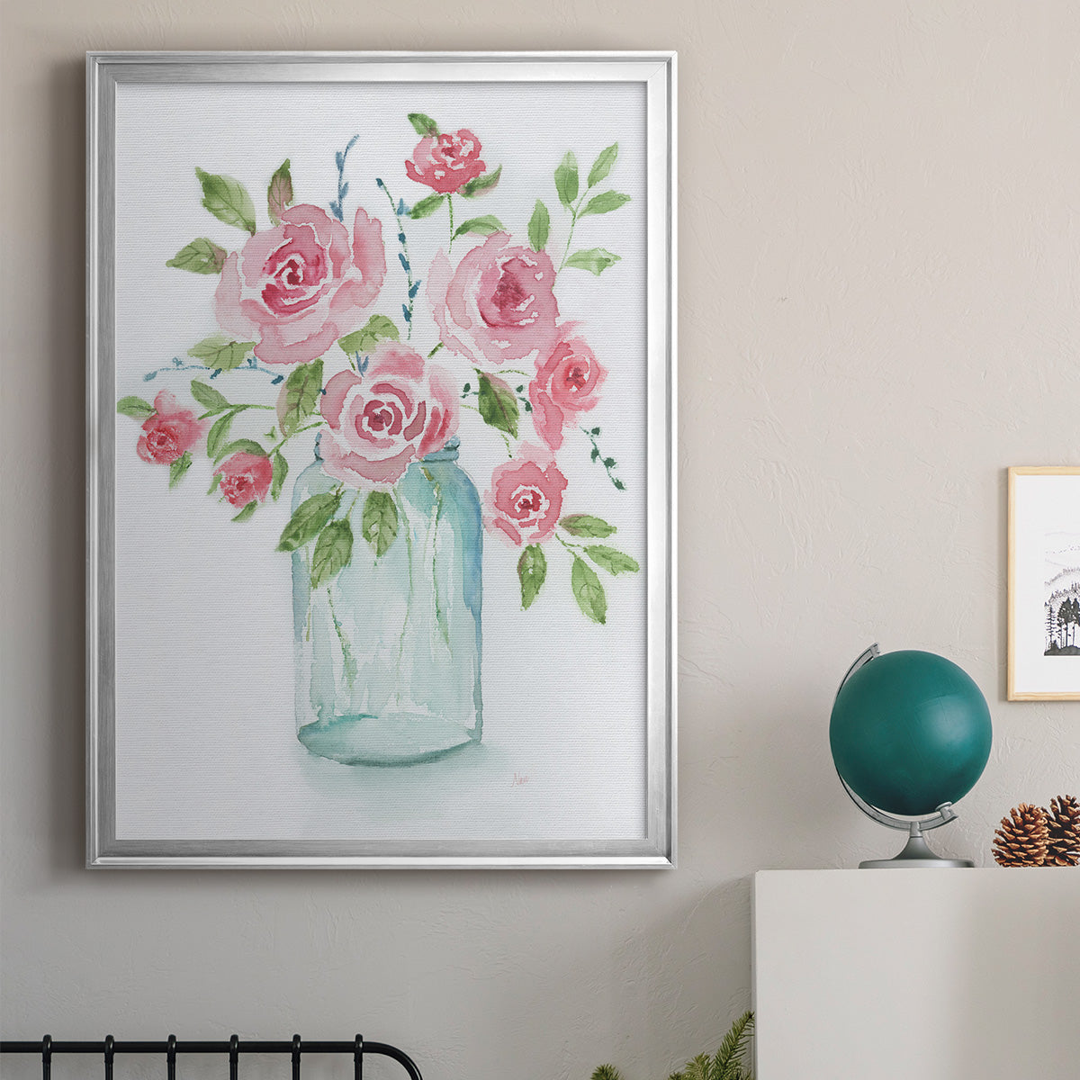 Adorable II - Modern Framed Canvas Print