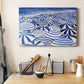 Candy Bowl Prussian Blue - Canvas Art Print