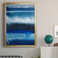 Deep Blue Shore II - Modern Framed Canvas Print