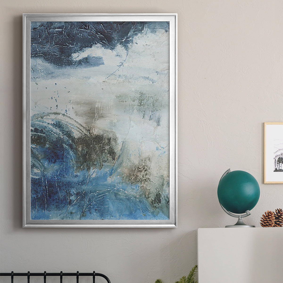 Coastal Seas I - Modern Framed Canvas Print