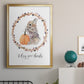 Harvest Home Bunny - Modern Framed Canvas Print