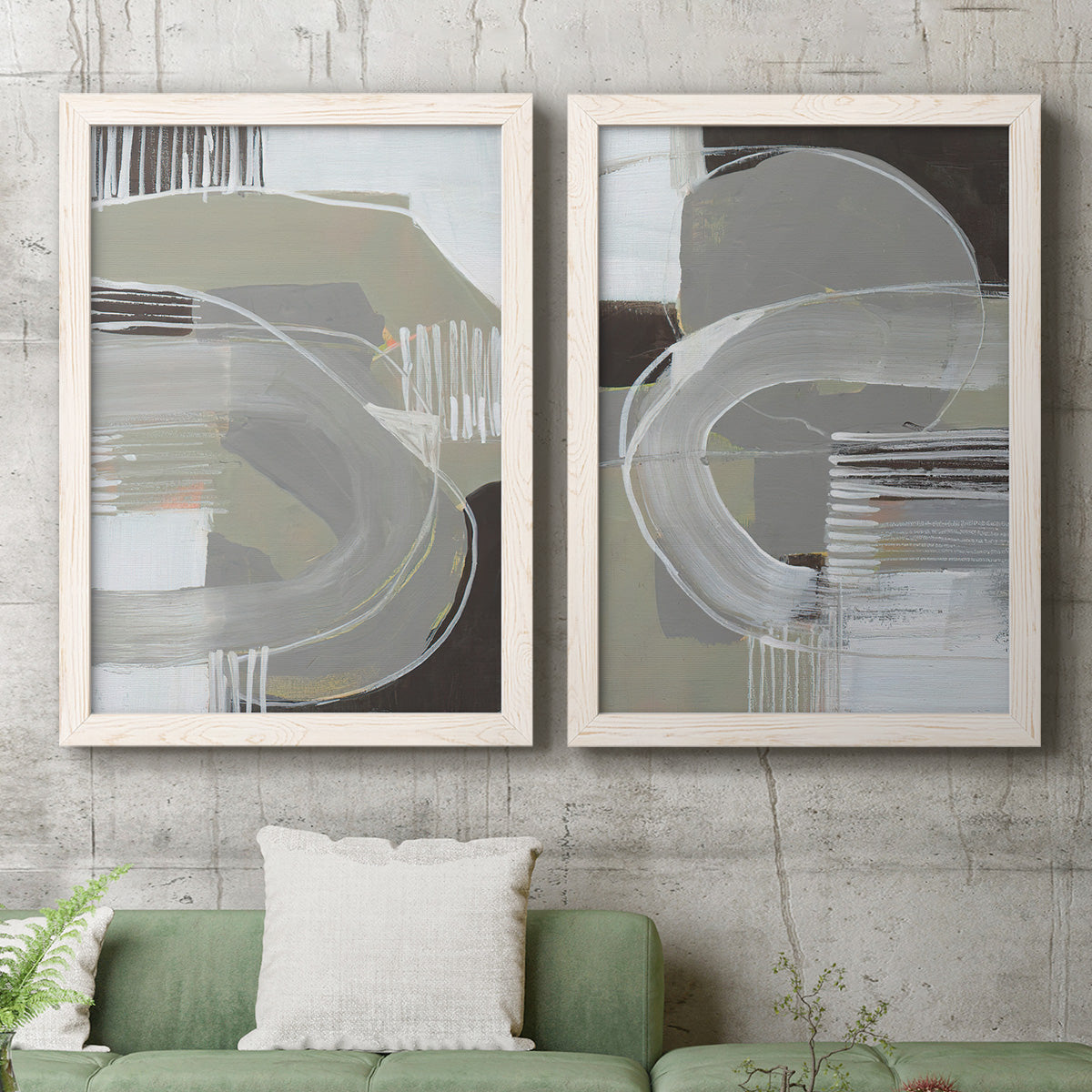 Arching Neutrals I - Premium Framed Canvas - Ready to Hang