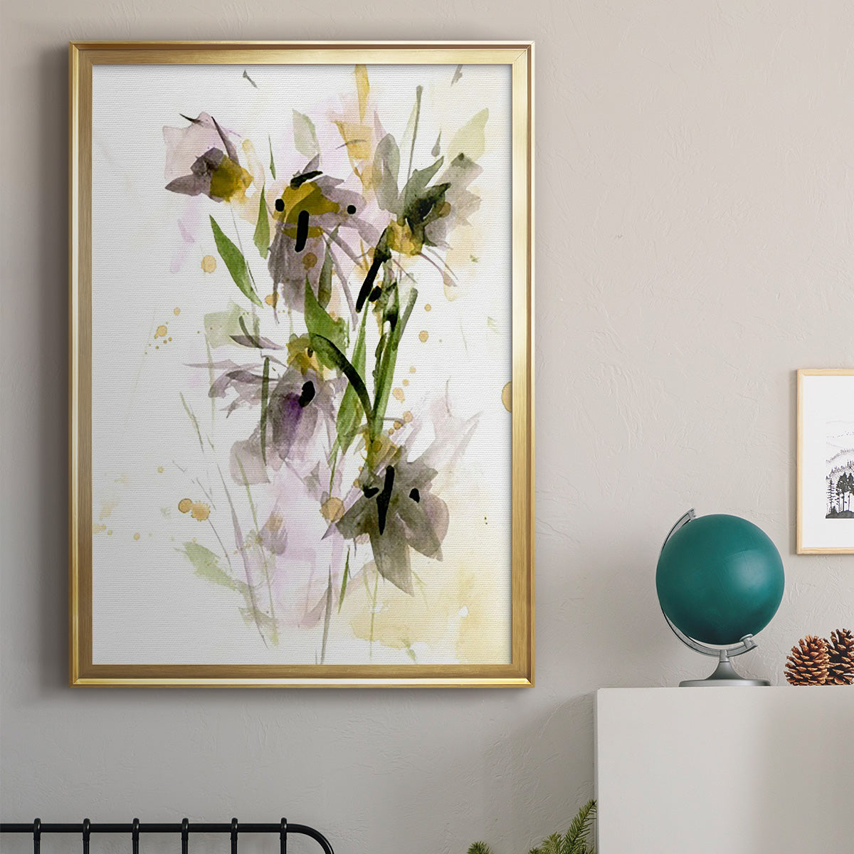 After Rain IV - Modern Framed Canvas Print