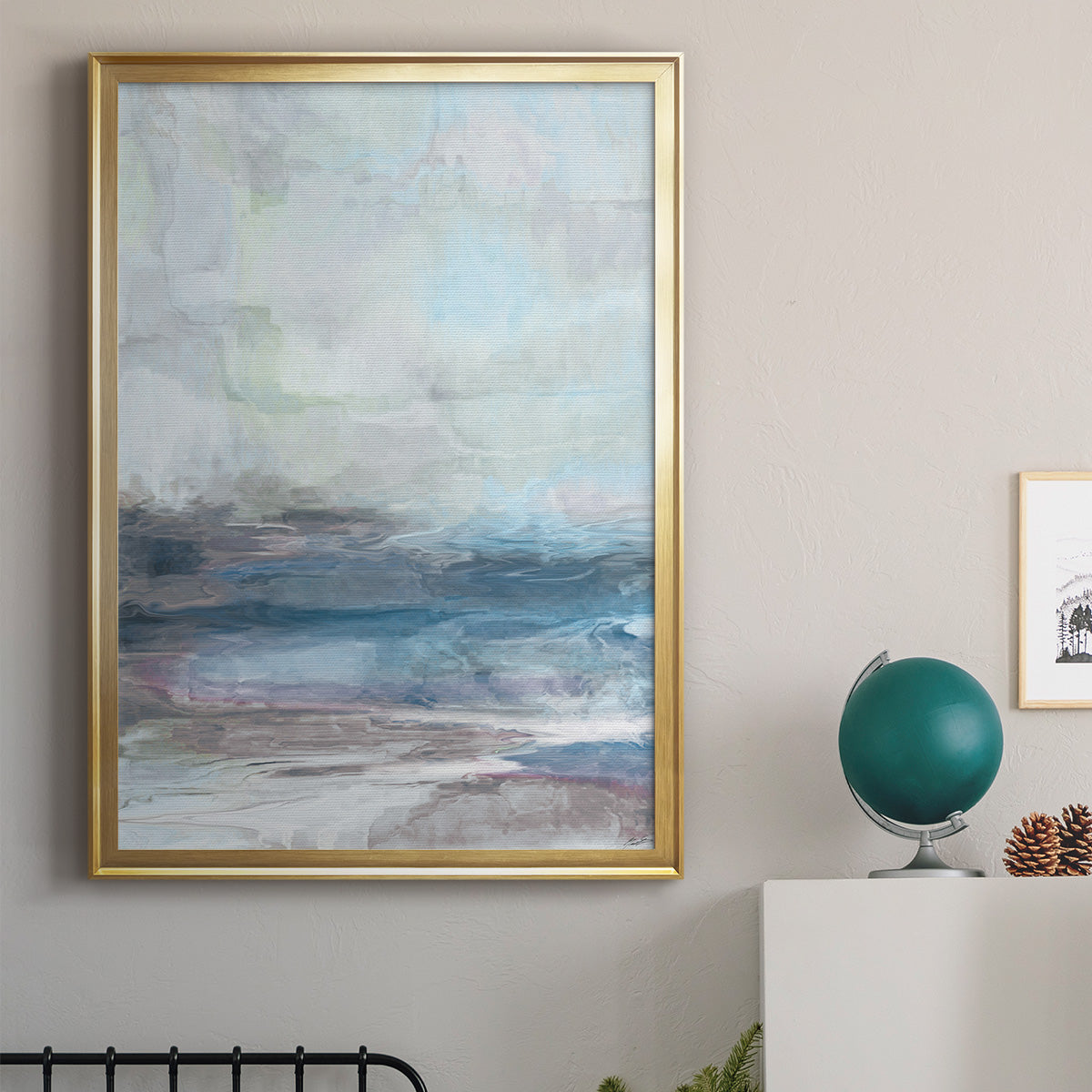 Valle Azzurra - Modern Framed Canvas Print