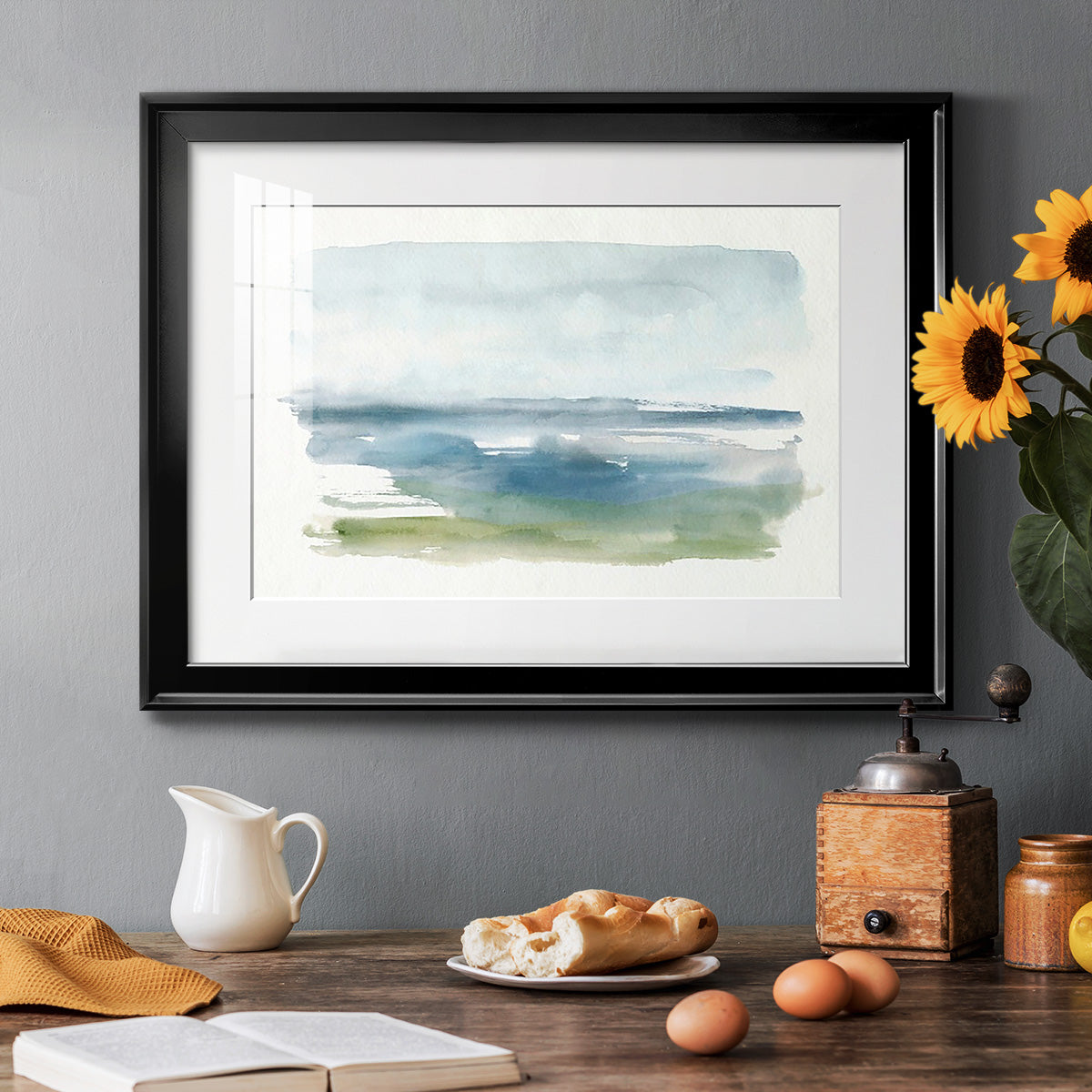 Coastline Splash IV Premium Framed Print - Ready to Hang