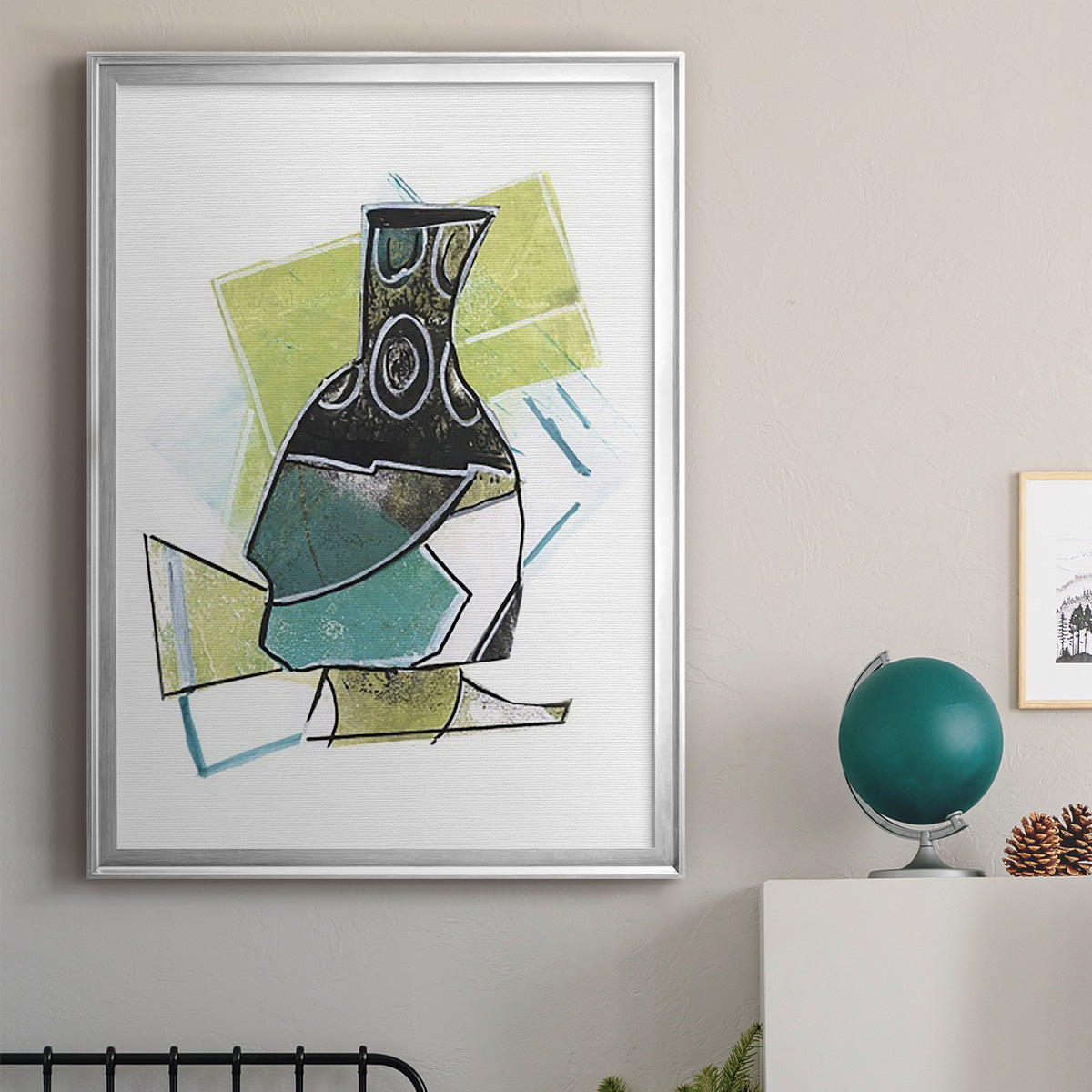 Jubilee Jugs II - Modern Framed Canvas Print