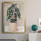 Potted Houseplant I - Modern Framed Canvas Print
