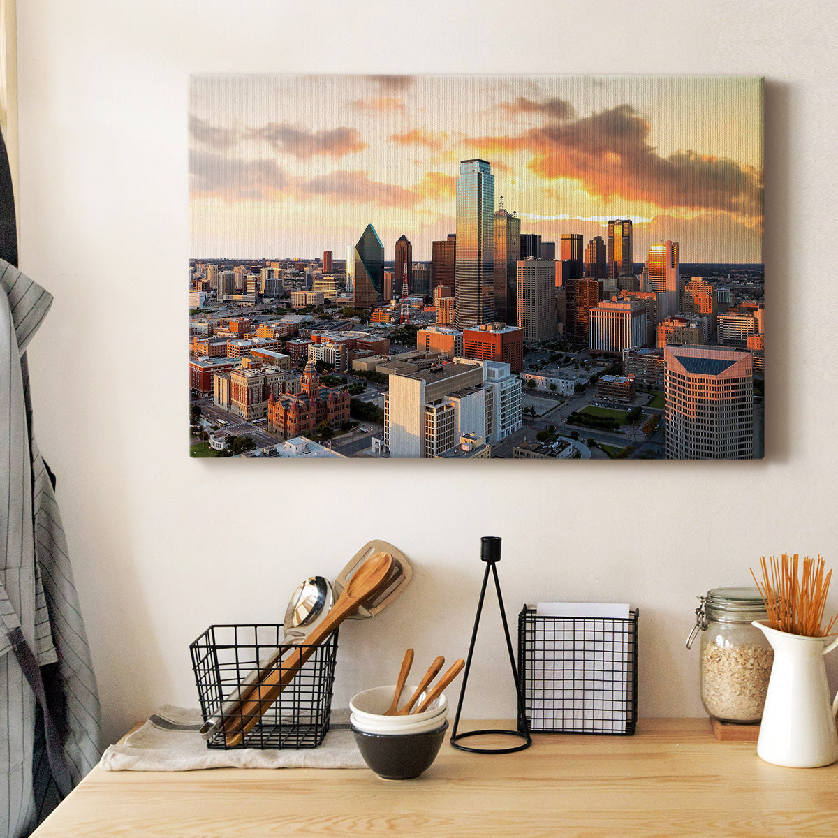 Dallas, Texas Cityscape - Canvas Art Print