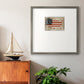 American Flag Premium Framed Print Double Matboard