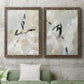 Scribble Veil I - Premium Framed Canvas 2 Piece Set - Ready to Hang