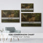 German Farm, 1859 - Floater Framed Canvas Print