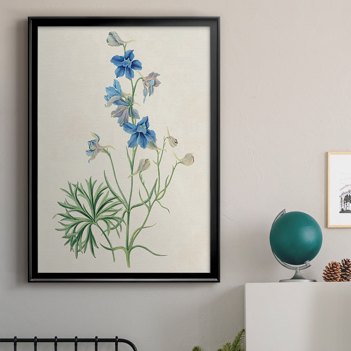 Flowers of the Seasons II - Modern Framed Canvas Print