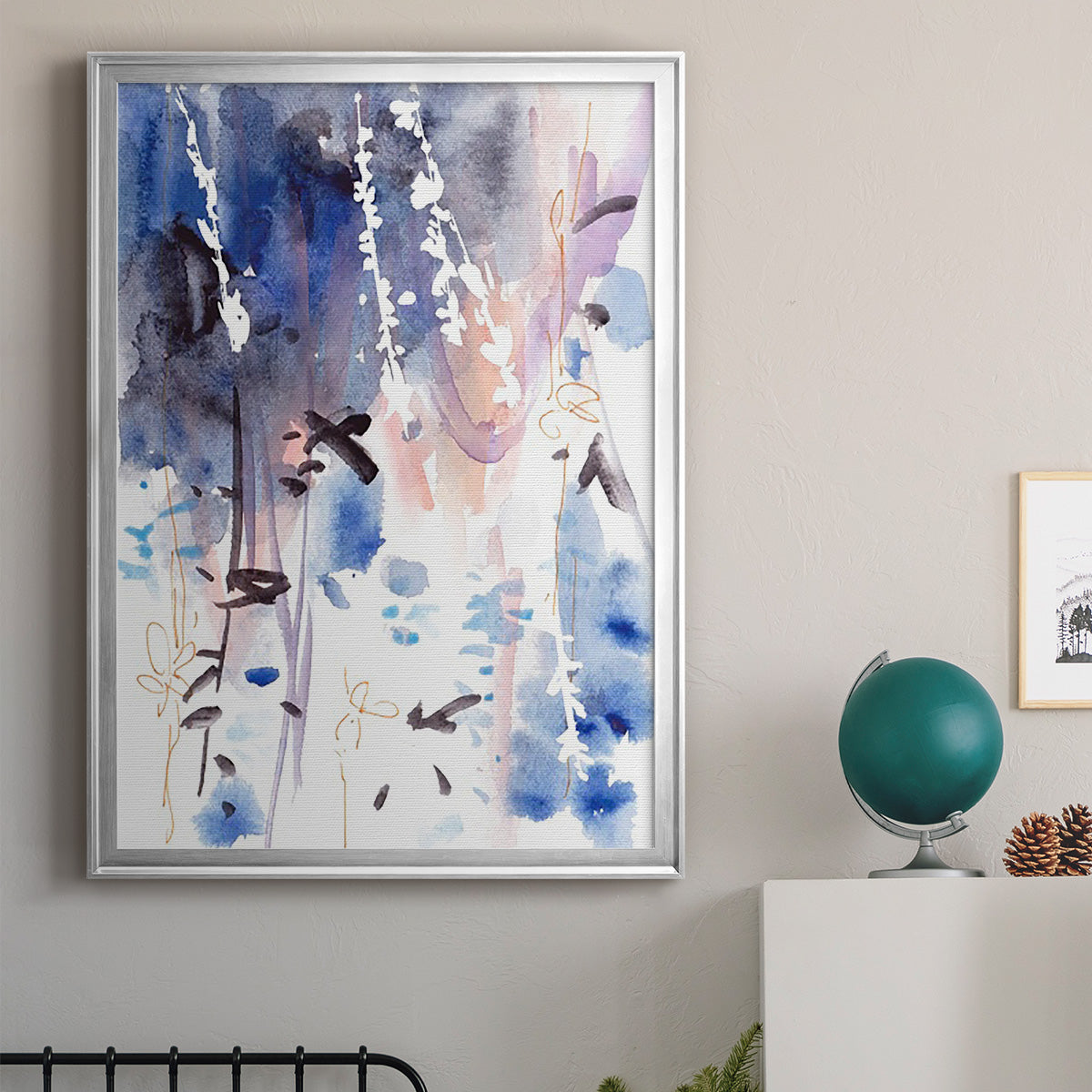 Late Night Breeze IV - Modern Framed Canvas Print