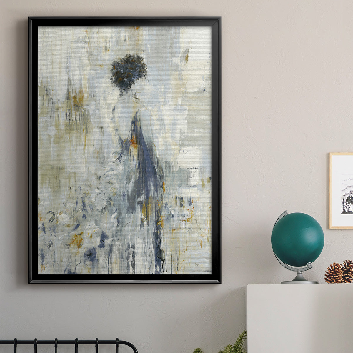 Fond Reflections - Modern Framed Canvas Print