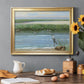 Wading at Dusk Premium Classic Framed Canvas - Ready to Hang