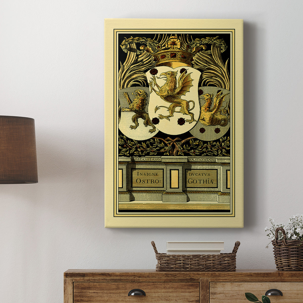 Family Crest II Premium Gallery Wrapped Canvas - Ready to Hang