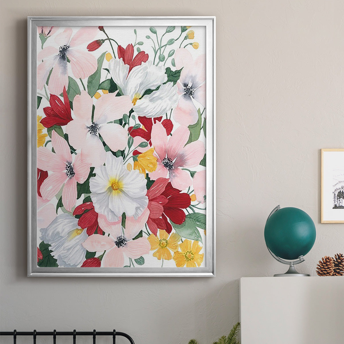 Spring Bliss II - Modern Framed Canvas Print