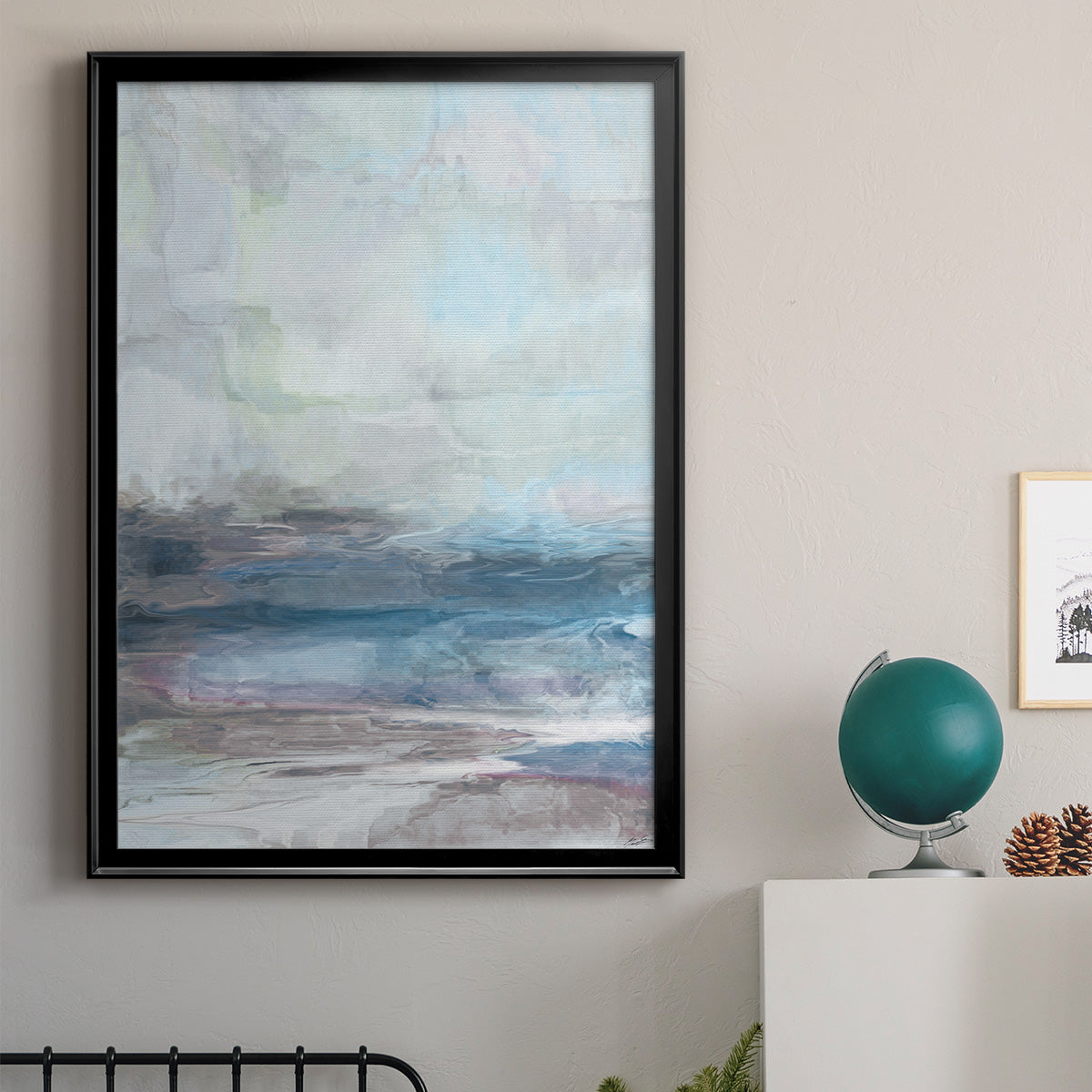 Valle Azzurra - Modern Framed Canvas Print