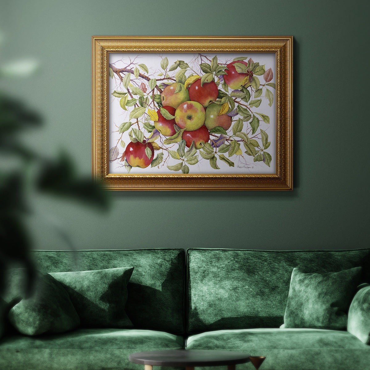 Apples Premium Framed Canvas- Ready to Hang