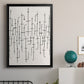 Vertical Arrangement II - Modern Framed Canvas Print