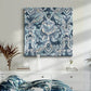 Blue & Khaki Motif IV - Canvas Art Print